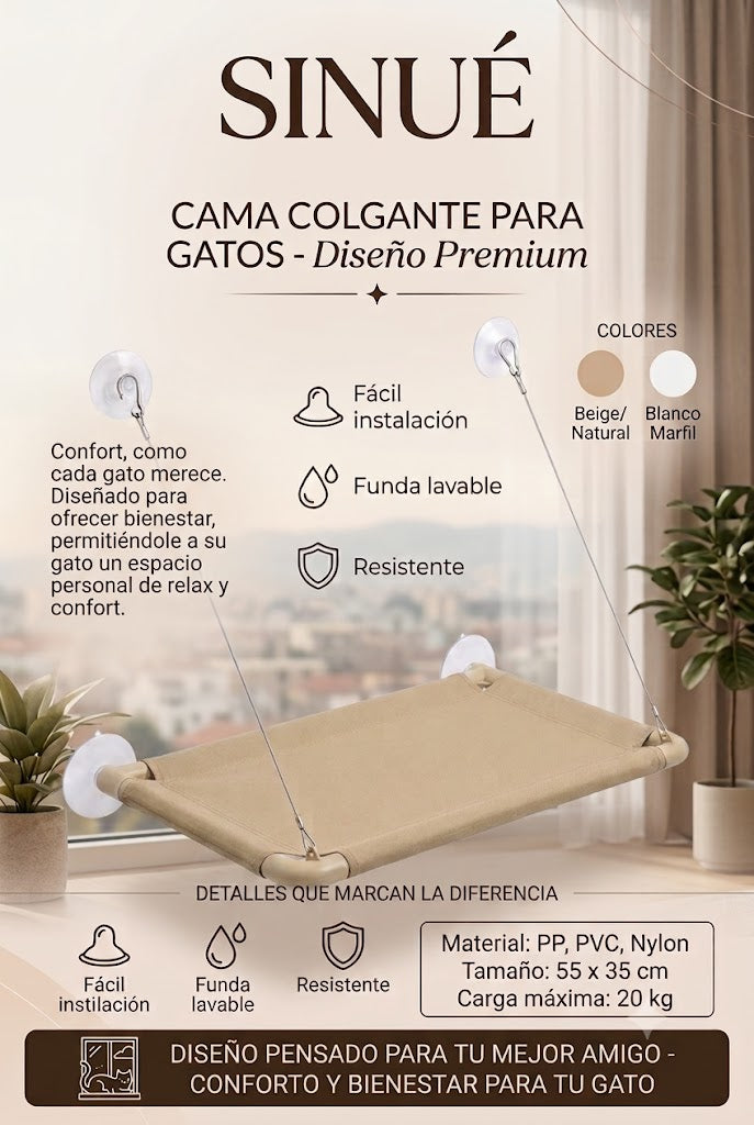 Hamaca Para Gato Cama Ventana